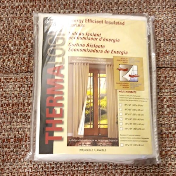 New Weathermate Tab Panel Pairs White 80"x84" 2 Panels New In Package - Picture 2 of 7